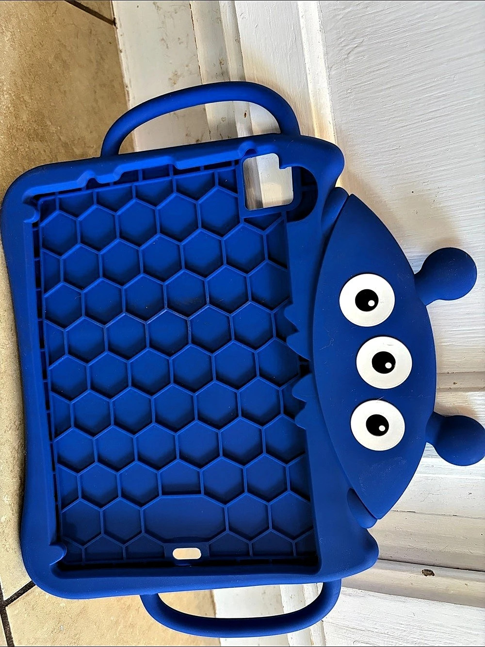 Monster Kids iPad Bumper Case Blue